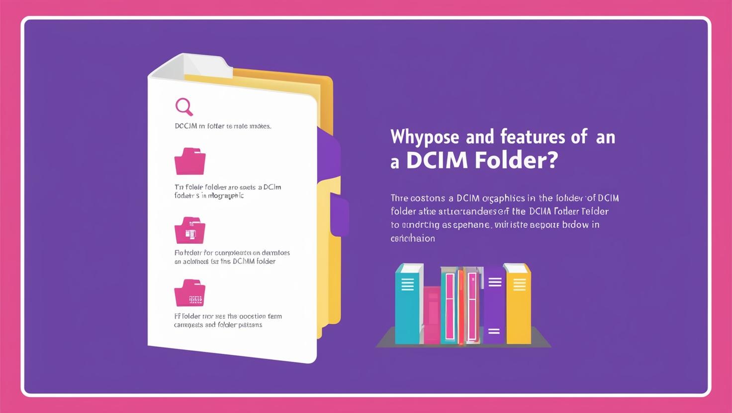 A cosa serve la cartella DCIM e quali sono le sue caratteristiche?