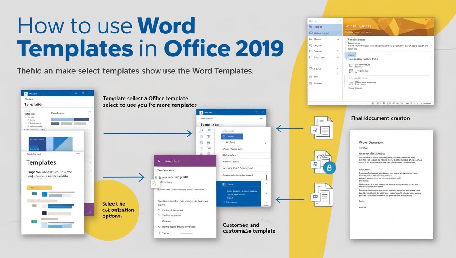 Come Utilizzare Word Template in Office 2019