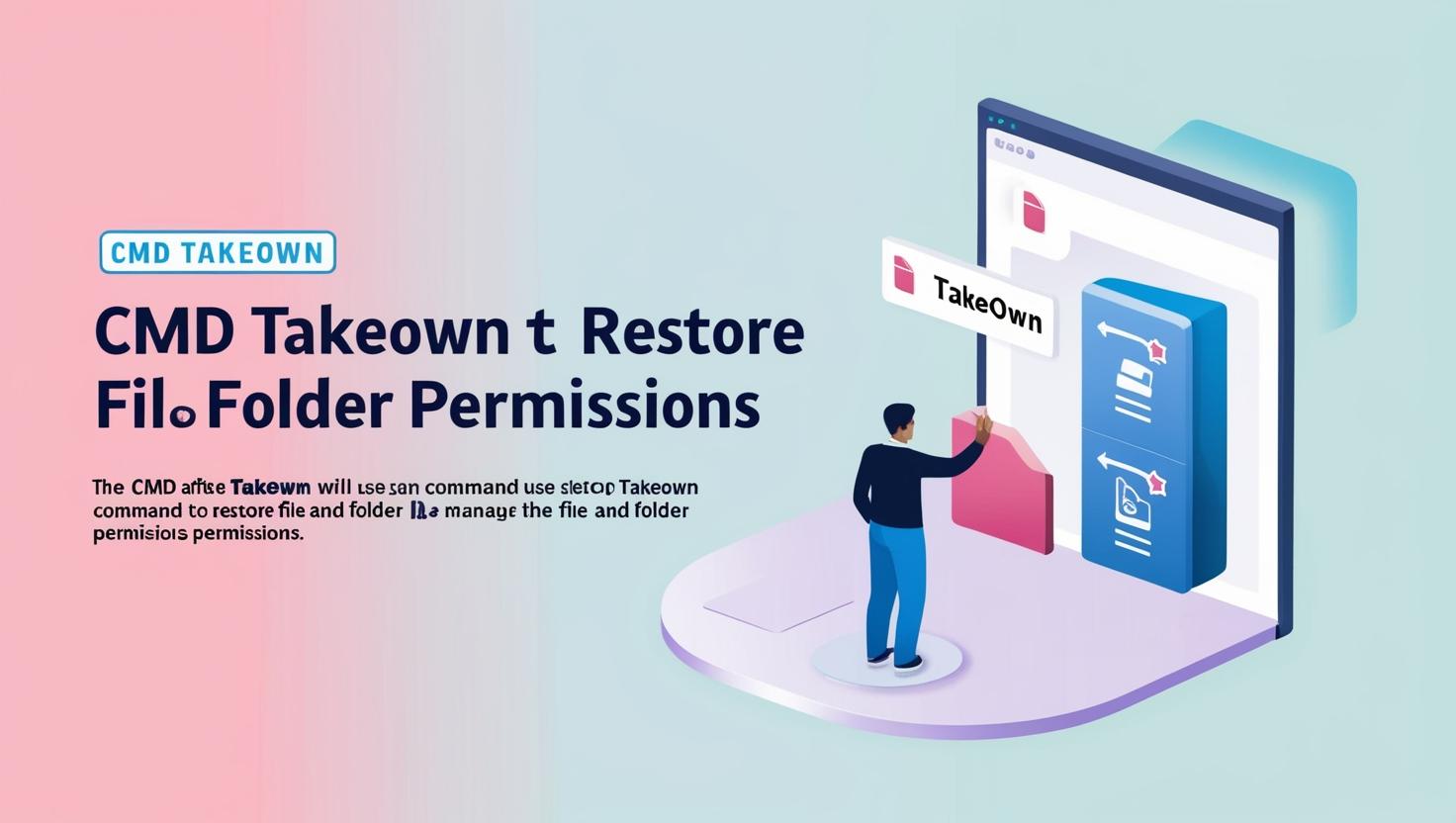 Comando CMD Takeown, per ripristinare l'autorizzazione dei file e cartelle