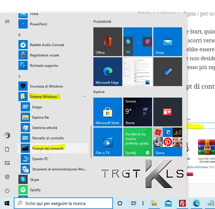 7 modi per aprire o avviare il prompt dei comandi in Windows 10