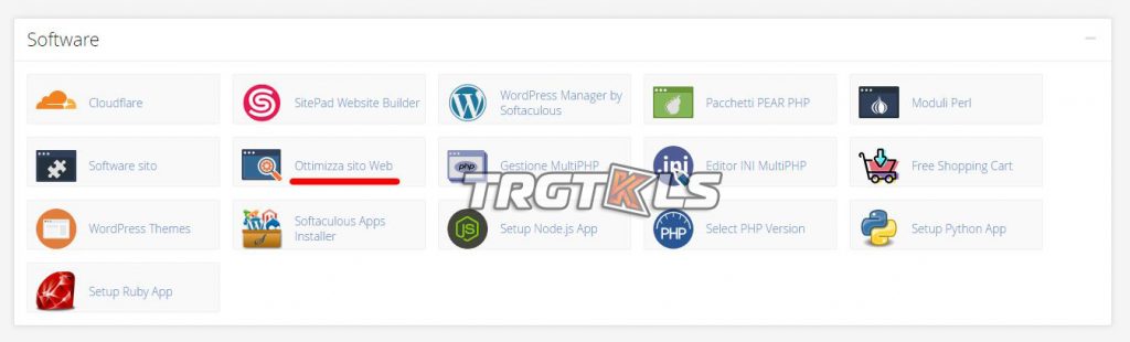 Attivazione di GZIP in cPanel