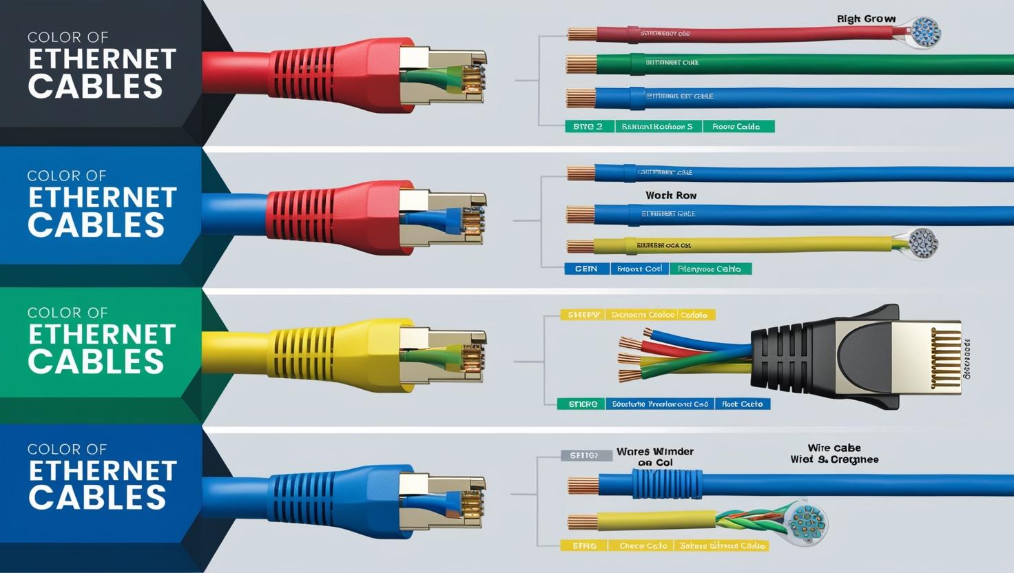 Cosa significano i colori dei cavi Ethernet?