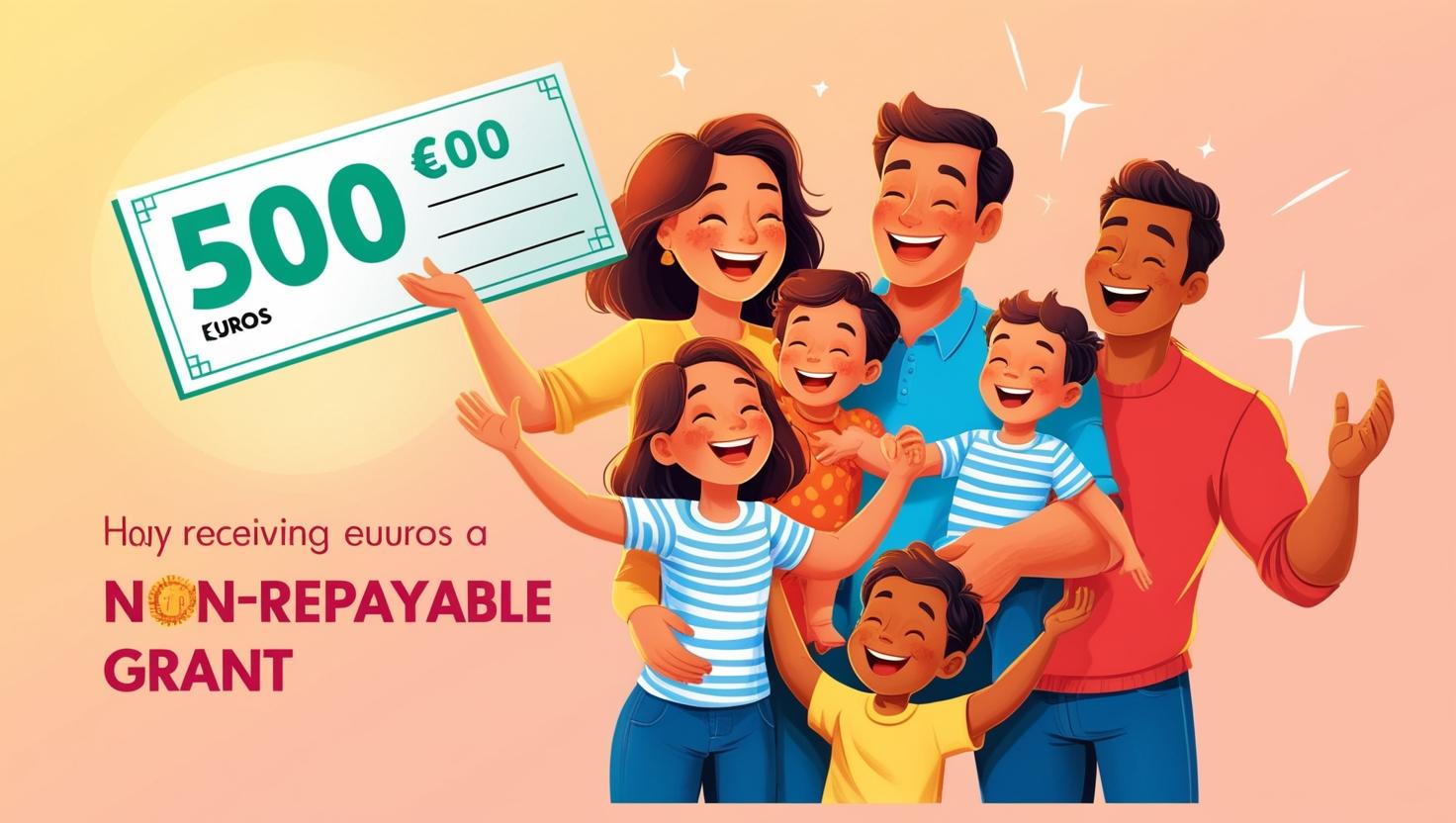 500 euro per le famiglie a fondo perduto