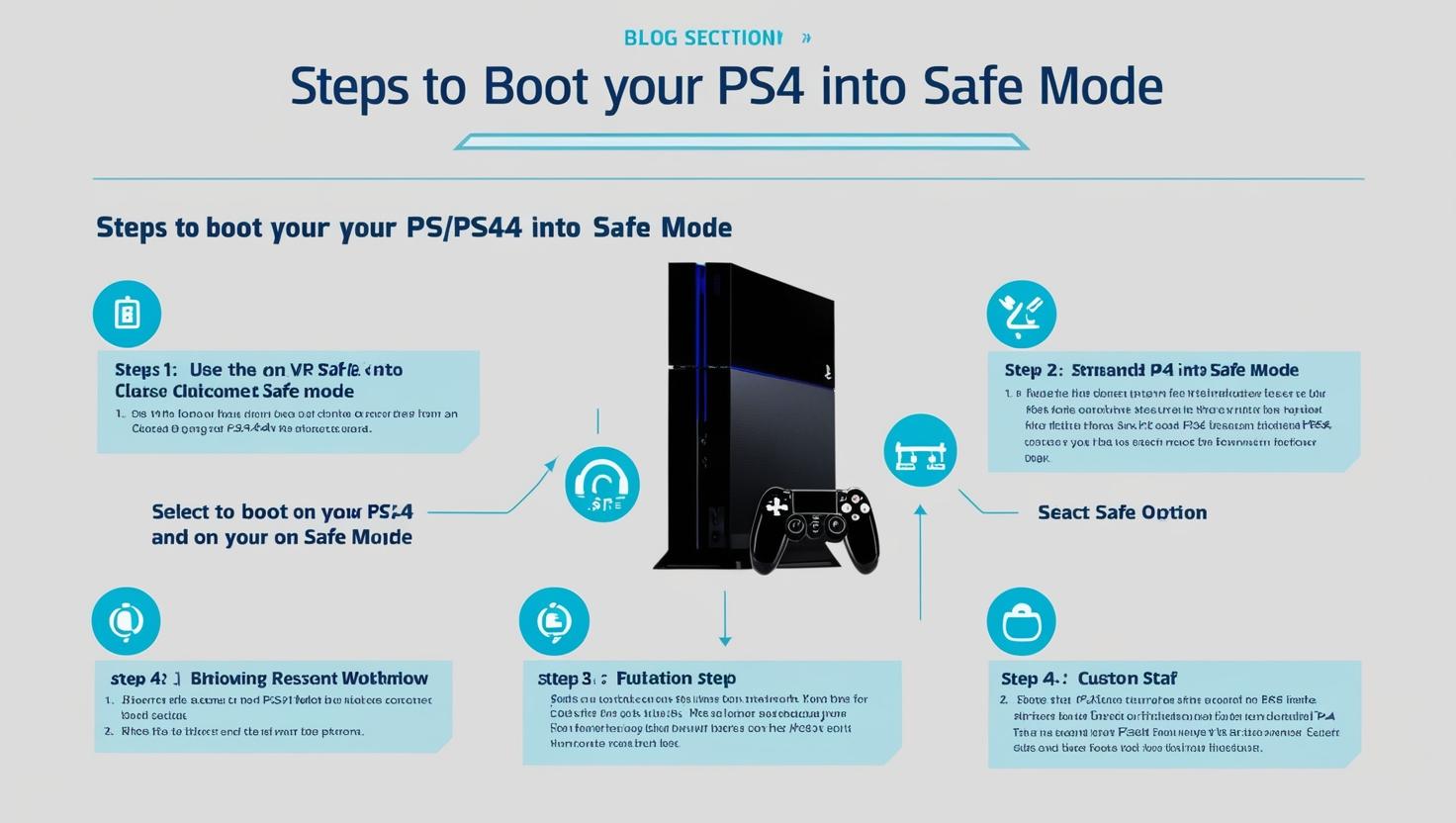 Come avviare la PS4 in modalità provvisoria