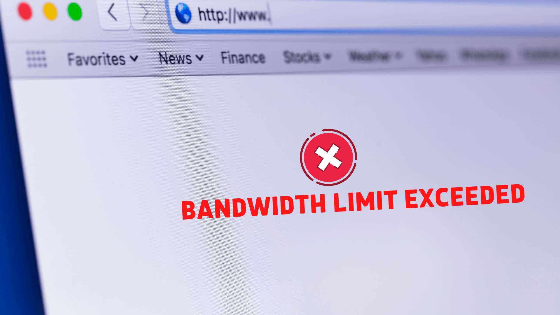Errore "Bandwidth Limit Exceeded" Risolusione