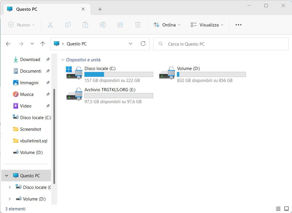 Come creare una partizione Windows 11