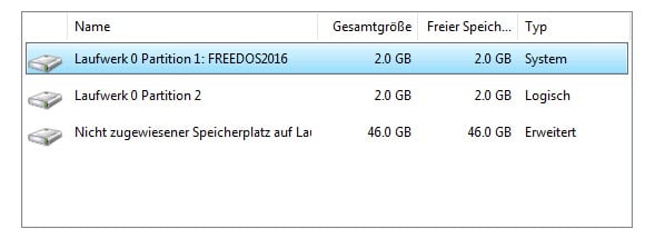 Come eliminare la partizione FreeDOS