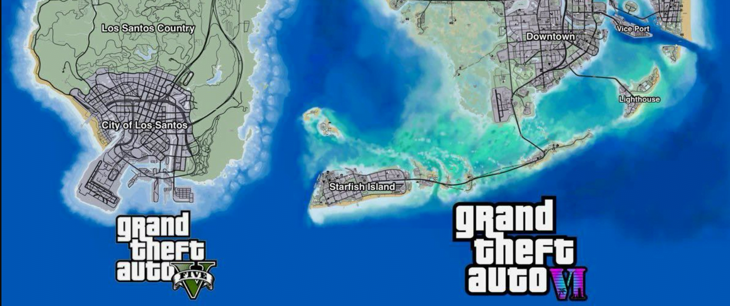 Mappa di GTA 6! Scopriamolo..