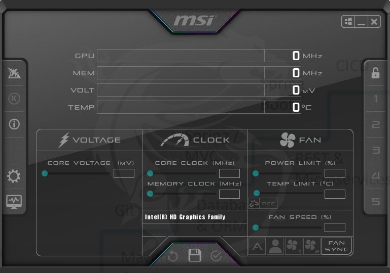 MSI Afterburner: software di benchmarking della CPU