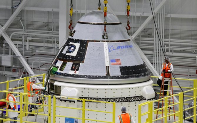 Starliner di Boeing: ancora molto in costruzione.