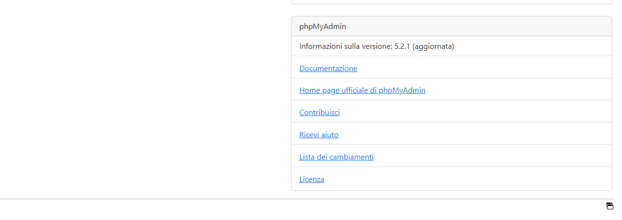 Come aggiornare phpmyadmin su fastpanel