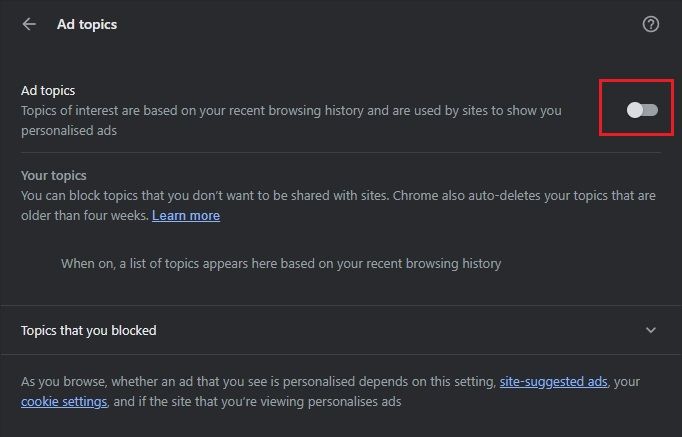 Come disattivare il nuovo sistema di annunci mirati di Chrome