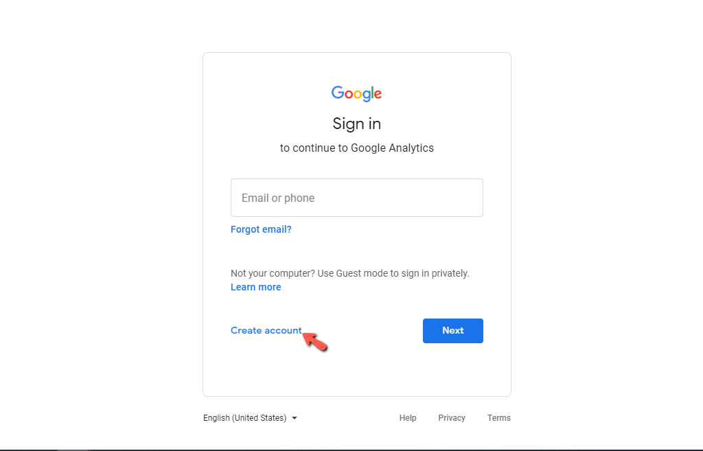 Iscriviti a Google Analytics