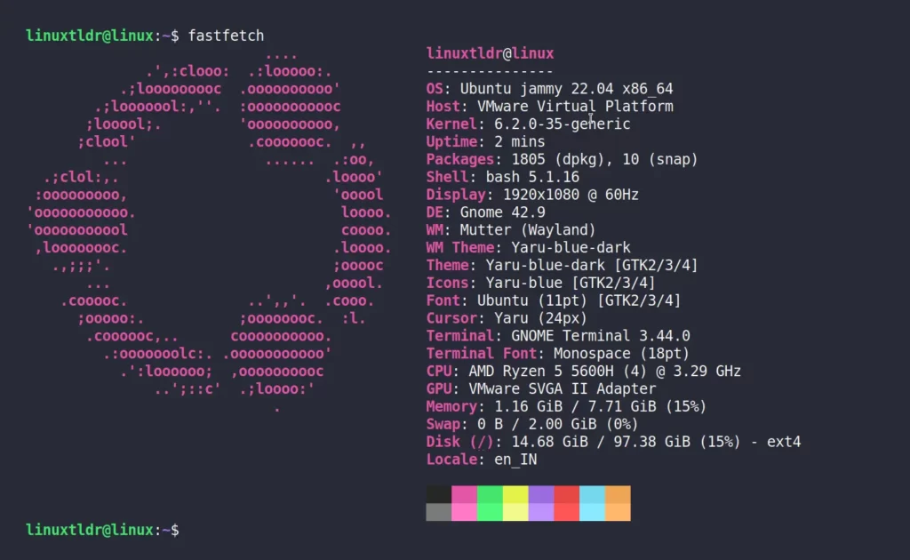 uscita di recupero veloce