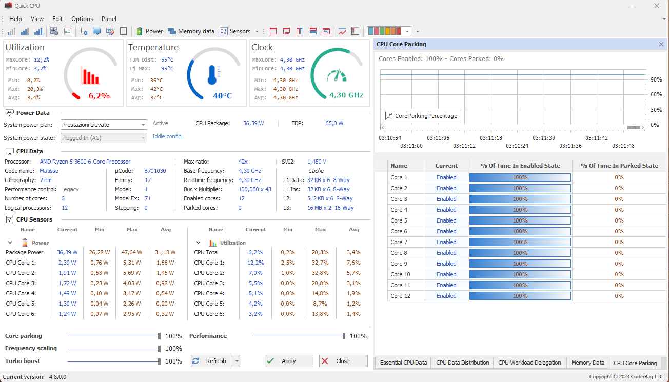 Come abilitare e disabilitare i core dei processori?