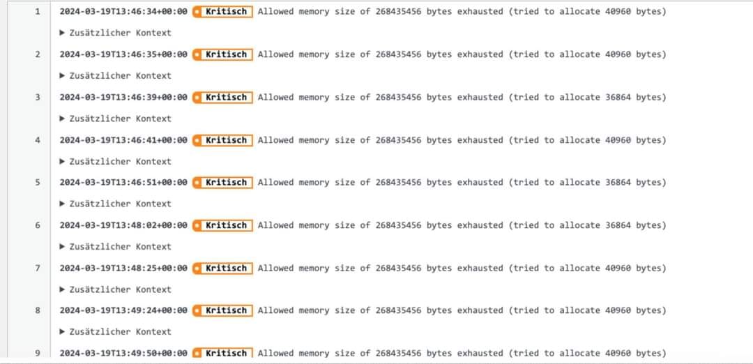 Risoluzione: Fatal Error Allowed Memory Size Exhausted "Dimensione Memoria Consentita Esaurita"